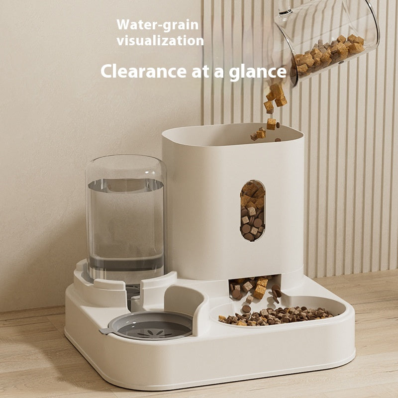 Automatic Pet Food & Water Feeder