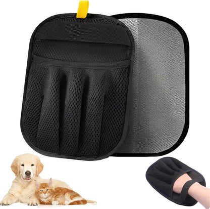 Pet Hair Removal Glove for Cats & Dogs, Upgraded Electrostatic Pet Hair Remover Glove, Reusable Dog Hair Remover for Laundry & Couch, Cat Hair Remover Furniture Tool, Pet Hair Remover Glove