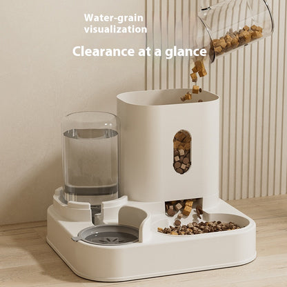 Automatic Pet Food & Water Feeder
